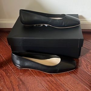 Everlane square toe flats